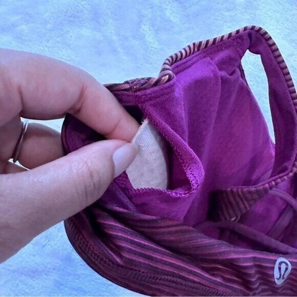 Lululemon Free To Be Bra Simply Radiant Pink Paradise Black Red Grape Size 6 - Picture 10 of 10